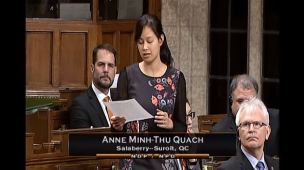 Anne Minh-Thu Quach est satisfaite de l’adoption de la motion sur l’équité salariale