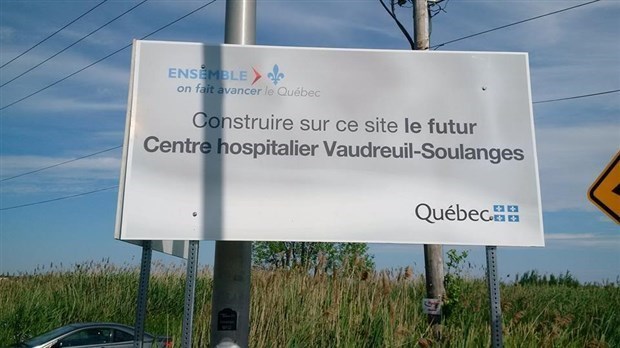 Hôpital de Vaudreuil-Soulanges : une nouvelle étape de franchie