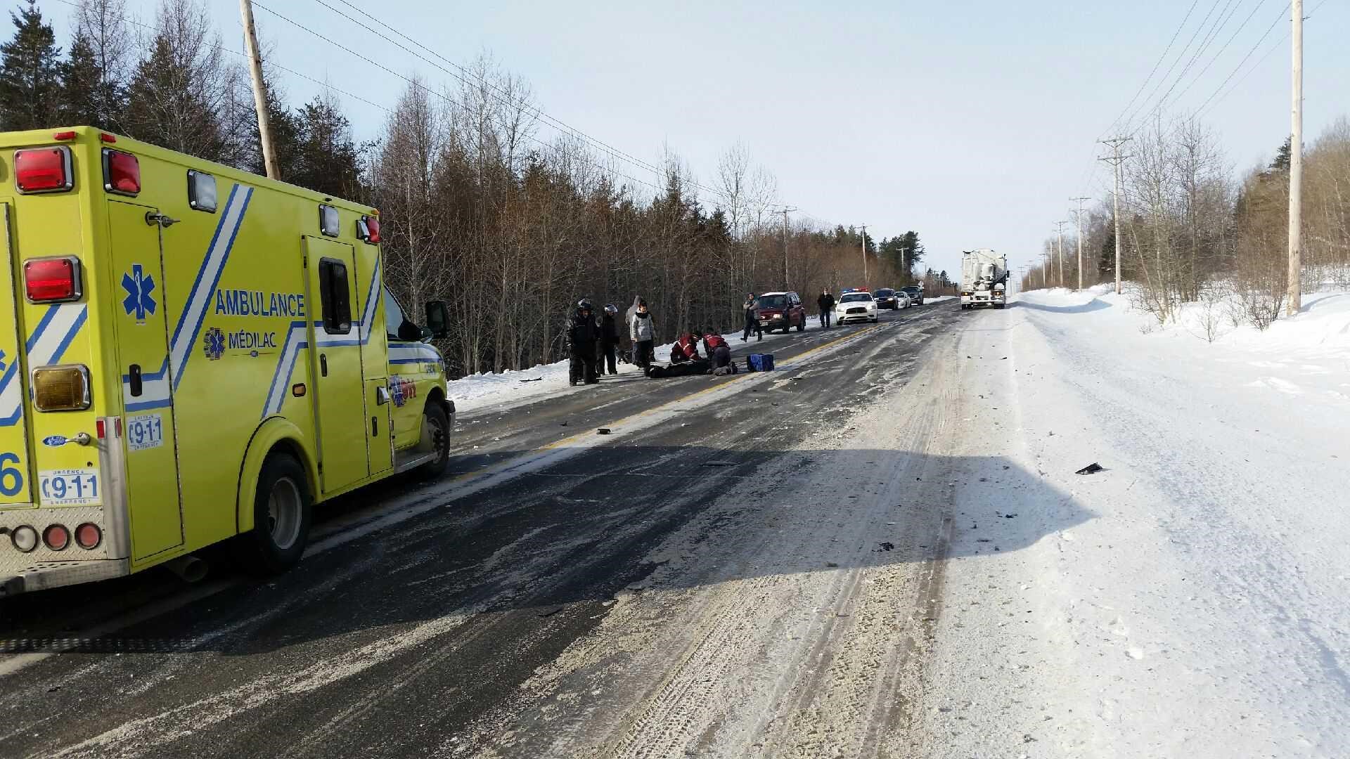 DERNIÈRE HEURE Accident grave à Alma SaguenayLacStJean Néomedia