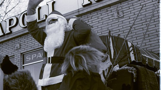 L’arrivée du père Noël