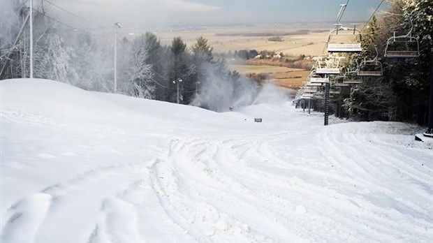 On pourra skier ce week-end au Mont Rigaud!