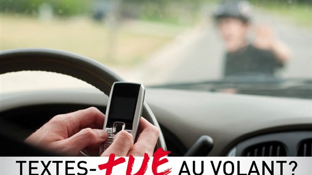 Texter en conduisant augmente jusqu’à 23 fois le risque de collision