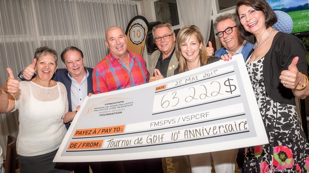 Un tournoi de golf qui rapporte plus de 63 000 $ à la Fondation de la Maison de soins palliatifs
