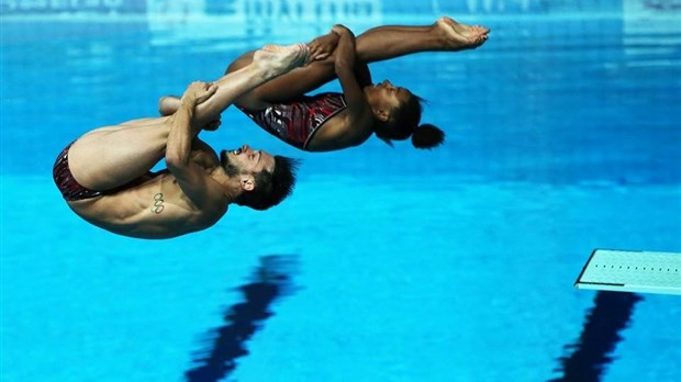 L’argent pour le duo Abel et Imbeau-Dulac au Championnats du monde de la FINA