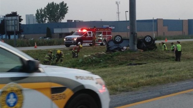 Dure rentrée ce matin à Vaudreuil-Dorion, grave accident sur l'autoroute 40