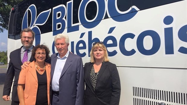 Gilles Duceppe s'arrête à Salaberry-de-Valleyfield