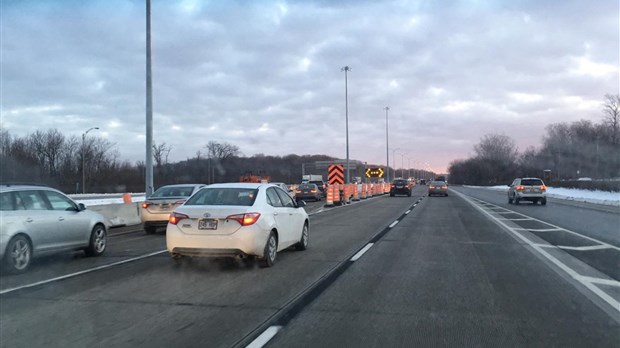Dossier Pont de l'Ile-aux-Tourtes ce matin: une circulation ralentie, mais fluide