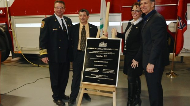 Inauguration de la nouvelle caserne des pompiers de Saint-Lazare