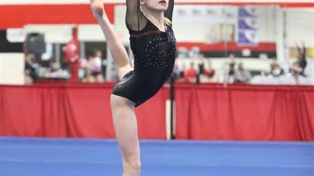 Alexandra Goulet en route vers Élite Canada Gymnastique