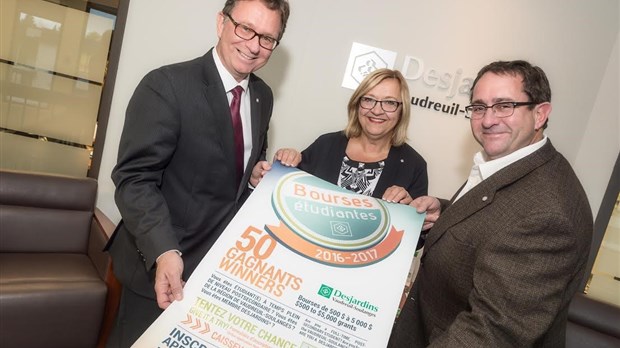 Ouverture du concours de bourses étudiantes Desjardins Vaudreuil-Soulanges