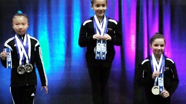 Trois gymnastes de Gymini aux championnats de gymnastique de l’Est canadien
