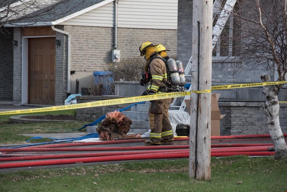 Incendie dans un garage de VaudreuilDorion
