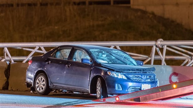 Un accident fait un blessé léger à Les Cèdres