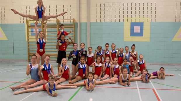 Les Gymnastes de l’île se démarquent lors d’une compétition nationale