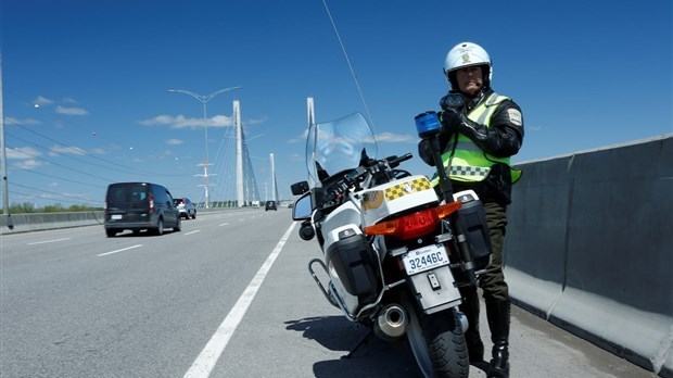 La SQ présente sur les routes durant le long congé de la Fête du Canada