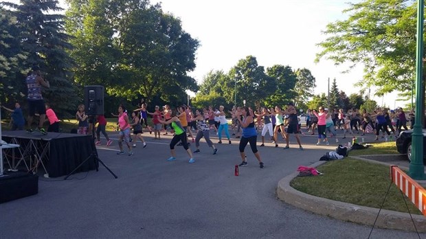 Zumba en plein air à Notre-Dame-de-l'Île-Perrot 
