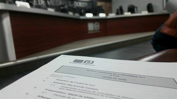 Une première séance publique sans grands remous à Vaudreuil-Dorion