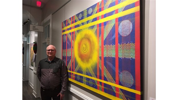 Une exposition colorée pour l’artiste de Coteau-du-Lac, René Tellier
