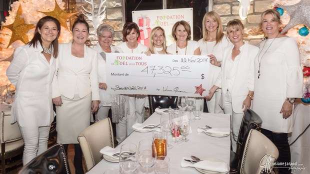 La Fondation Un Noël pour tous amasse 47 325 $ pour les familles d'ici