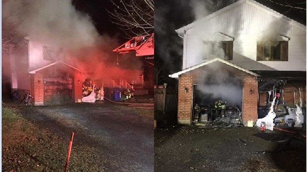 Une résidence de la 42e avenue à Pincourt est la proie des flammes