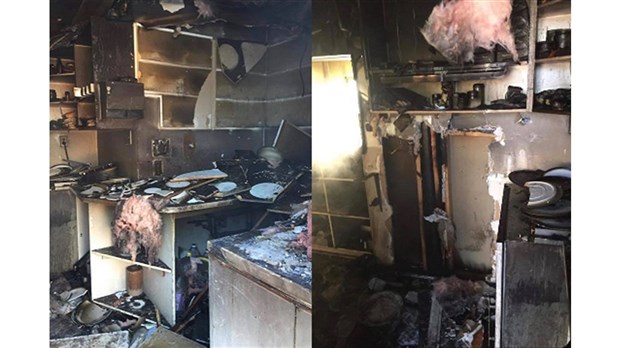 Un incendie d’origine inconnue ravage Pincourt Pizza 