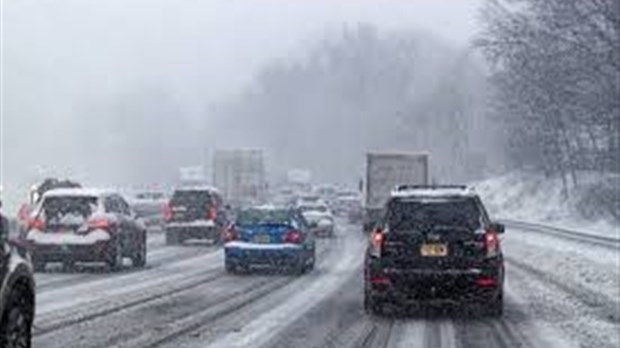 Conditions routières difficiles à prévoir ce weekend