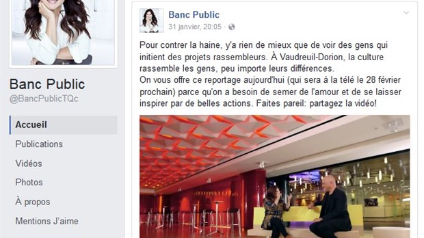 Vaudreuil-Dorion de passage à Banc Public
