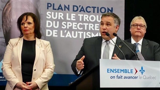 Lucie Charlebois présente le Plan d'action sur le trouble du spectre de l'autisme