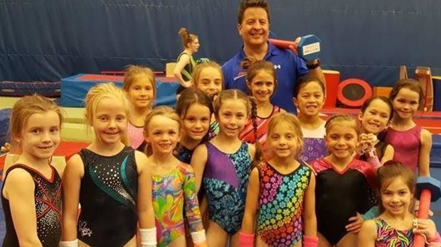 De la grande visite pour les gymnastes de Gymini