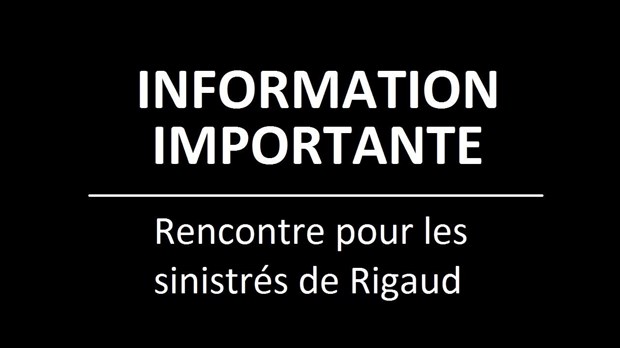 DOSSIER INONDATIONS : Deux nouvelles rencontres avec le ministère de la Sécurité civile