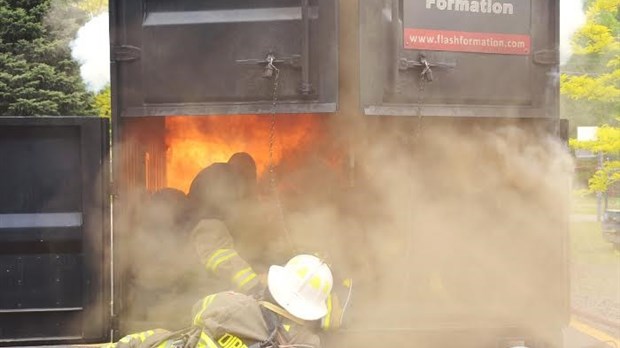 Une formation hors du commun pour les pompiers de Pincourt