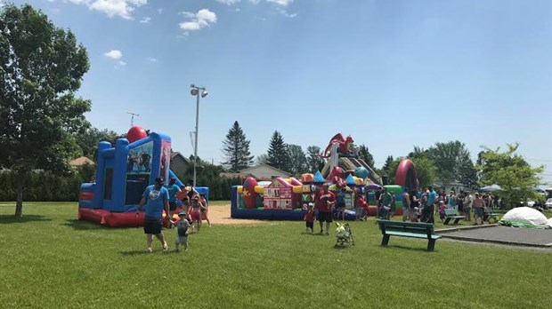 La fête familale de Saint-Zotique se tient sous le soleil au grand bonheur de tous