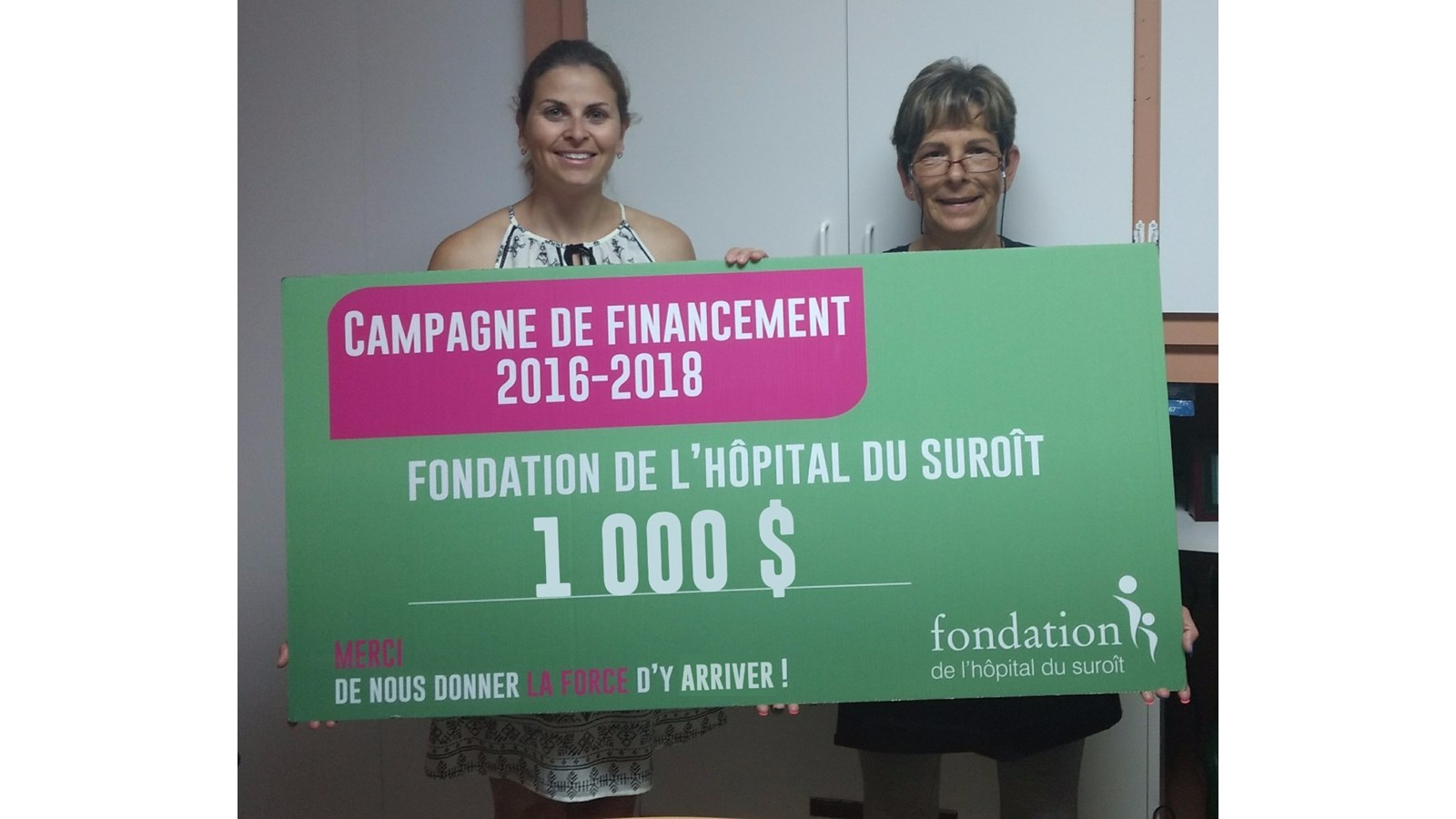 Le Centre du Partage de Salaberry-de-Valleyfield donne au suivant