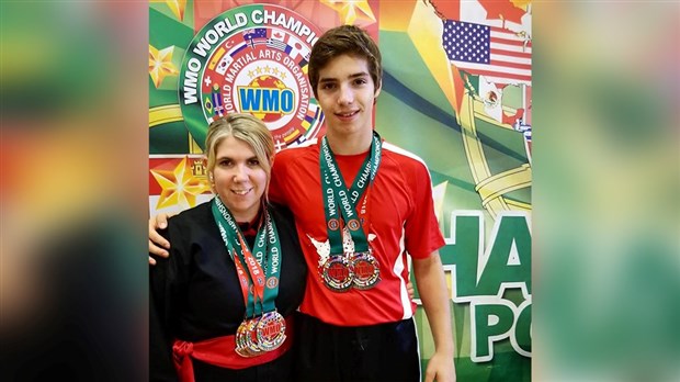 Deux karatékas de Soulanges médaillés au championnat mondial d’arts martiaux