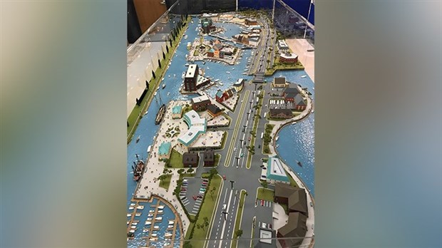 Le Port Soulanges exposé à la bibliothèque de Saint-Zotique