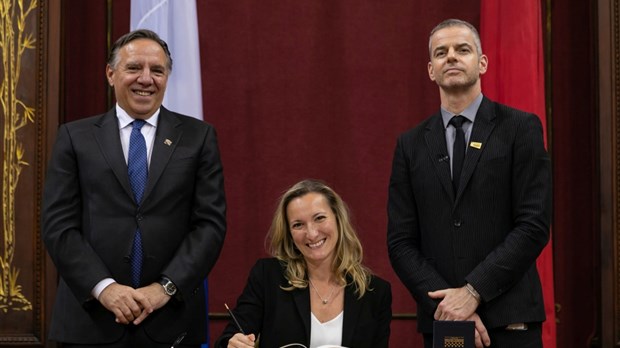 Marilyne Picard se dit satisfaite de la mise à jour budgétaire