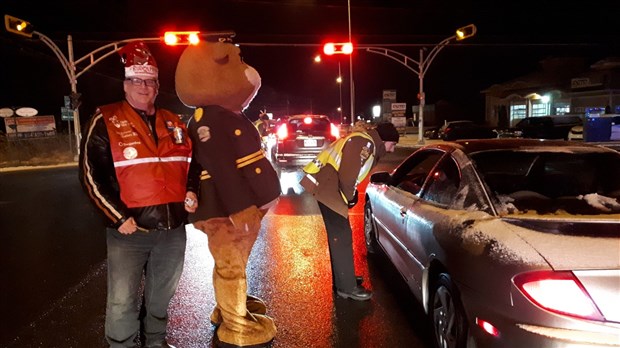 Point de contrôle routier à Saint-Lazare, une dame est arrêtée pour alcool au volant