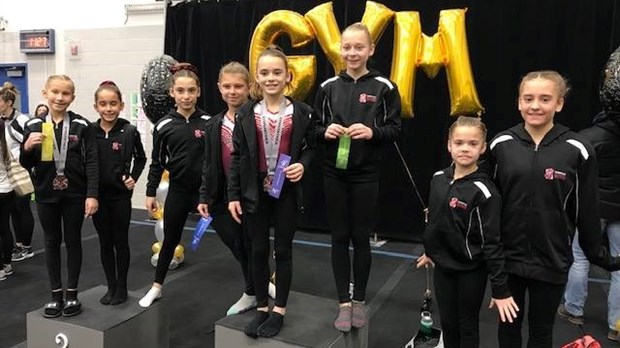 Le Club de gymnastique Gymini remporte 13 médailles et 21 rubans