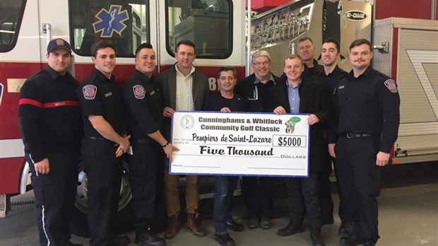 Les pompiers de Saint-Lazare donnent au suivant