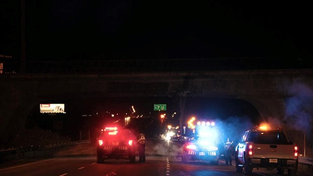 Dernière heure : Fermeture de l'autoroute 30 en direction est