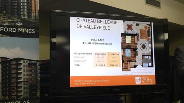 La municipalité de Saint-Zotique présente le projet du Château Bellevue