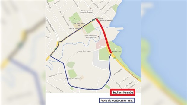 Travaux d'urgence en cours dans Vaudreuil-Dorion 