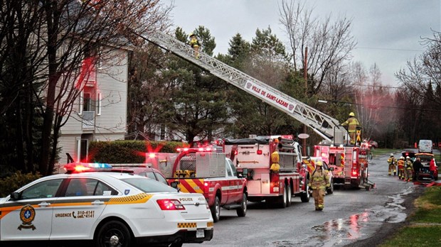 Des résidents de Saint-Lazare évacués en raison d'un incendie