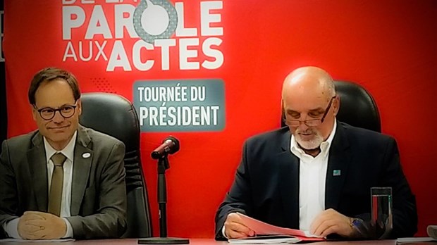 La Ville de Vaudreuil-Dorion accueille le président de l'UMQ