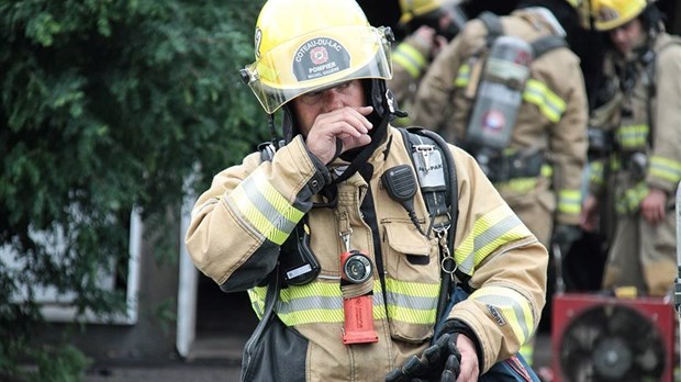 Les pompiers sauvent la maison du pompier