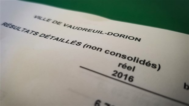 La Ville de Vaudreuil-Dorion dépose son rapport financier
