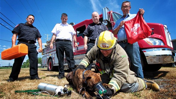 L'Association des pompiers de Rivière-Beaudette au secours des animaux