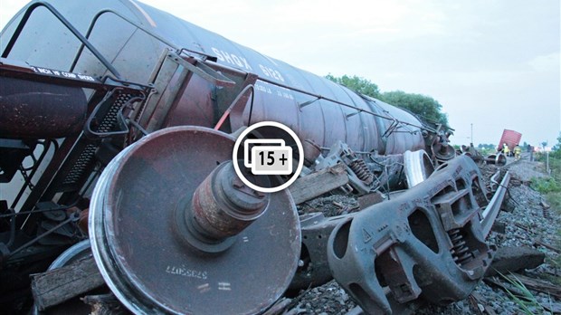 Revoyez en images le déraillement de Saint-Polycarpe