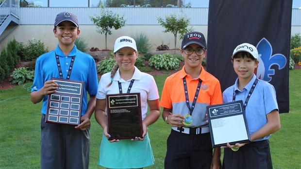 Vaudreuil-Soulanges est très bien représenté au Championnat provincial bantam, pee-wee et moustique de golf