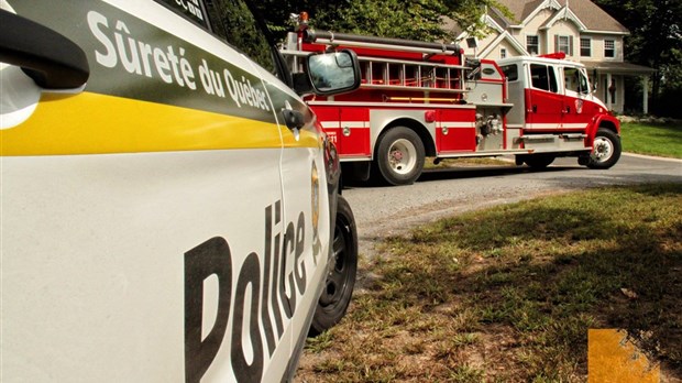 Deux femmes et un chien électrisés à Saint-Lazare